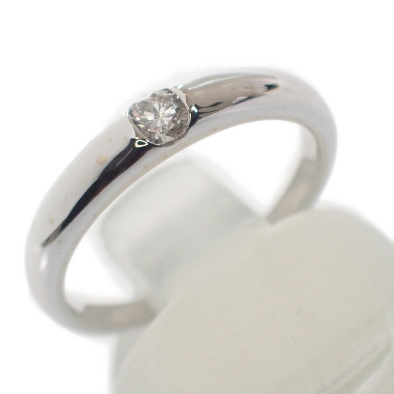 【中古】 デザイン ジュエリー リング K18ホワイトゴールド 12号 ダイヤモンド レディース メンズ ユニセックス【Aランク】