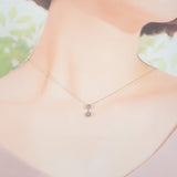 【中古】 K18YG D デザインジュエリー ネックレス K18イエローゴールド ダイヤモンド レディース【Aランク】