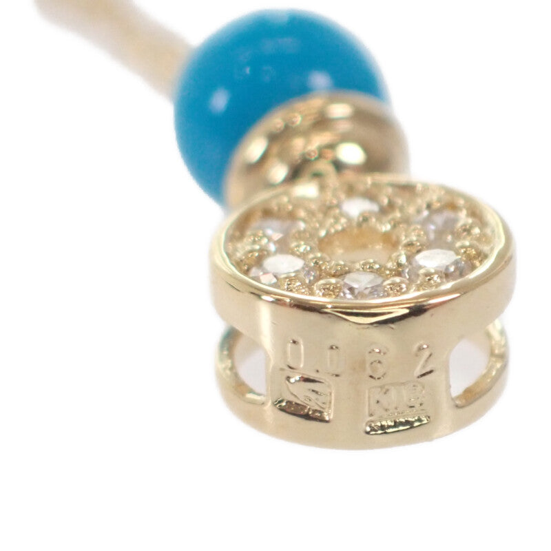 SEIKO ジュエリー K18YG ターコイズ ネックレス K18イエローゴールド