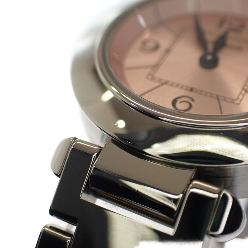 カルティエ CARTIER ミスパシャ Ｗ3140008 腕時計 ステンレススチール ピンク クオーツ ピンク文字盤 レディース【中古】【Aランク】