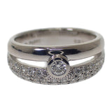 ミキモト MIKIMOTO ジュエリー 8号 リング Pt950プラチナ ダイヤモンド レディース【中古】【Aランク】