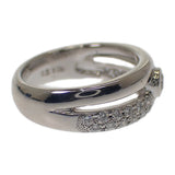 ミキモト MIKIMOTO ジュエリー 8号 リング Pt950プラチナ ダイヤモンド レディース【中古】【Aランク】