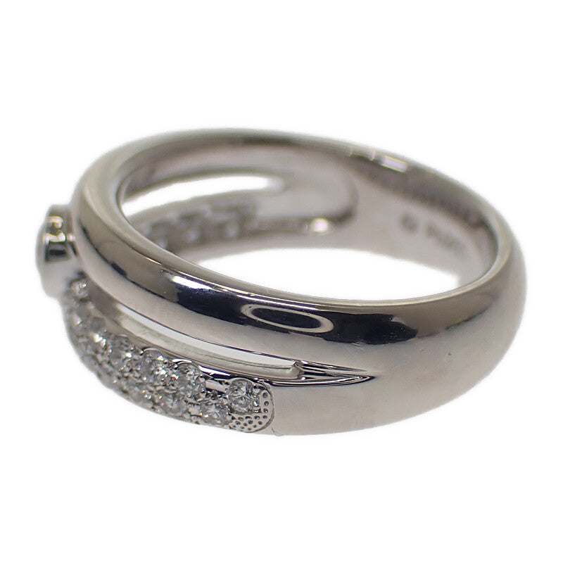 ミキモト MIKIMOTO ジュエリー 8号 リング Pt950プラチナ ダイヤモンド レディース【中古】【Aランク】