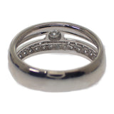 ミキモト MIKIMOTO ジュエリー 8号 リング Pt950プラチナ ダイヤモンド レディース【中古】【Aランク】