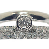 ミキモト MIKIMOTO ジュエリー 8号 リング Pt950プラチナ ダイヤモンド レディース【中古】【Aランク】