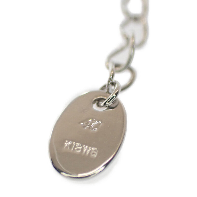 ヨンドシー 4℃ スクエア モチーフ ネックレス K18ホワイトゴールド ダイヤモンド レディース【中古】【Aランク】