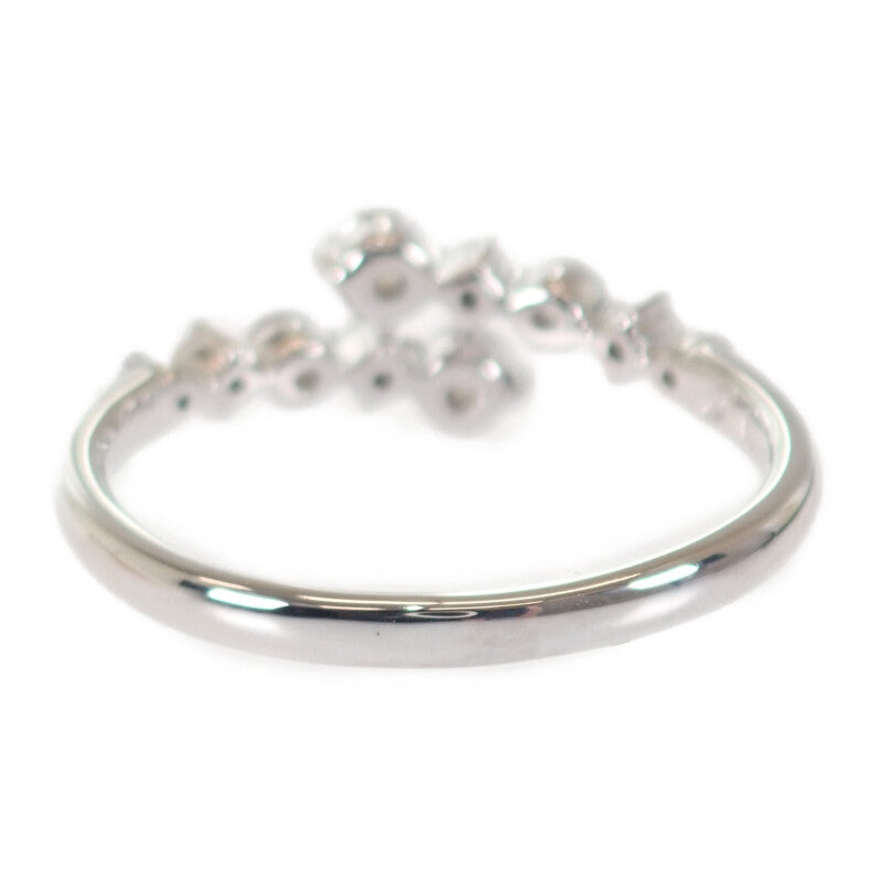 デザイン ジュエリー リング Pt900プラチナ 13号 ダイヤモンド レディース【中古】【Aランク】