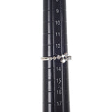 デザイン ジュエリー リング Pt900プラチナ 13号 ダイヤモンド レディース【中古】【Aランク】