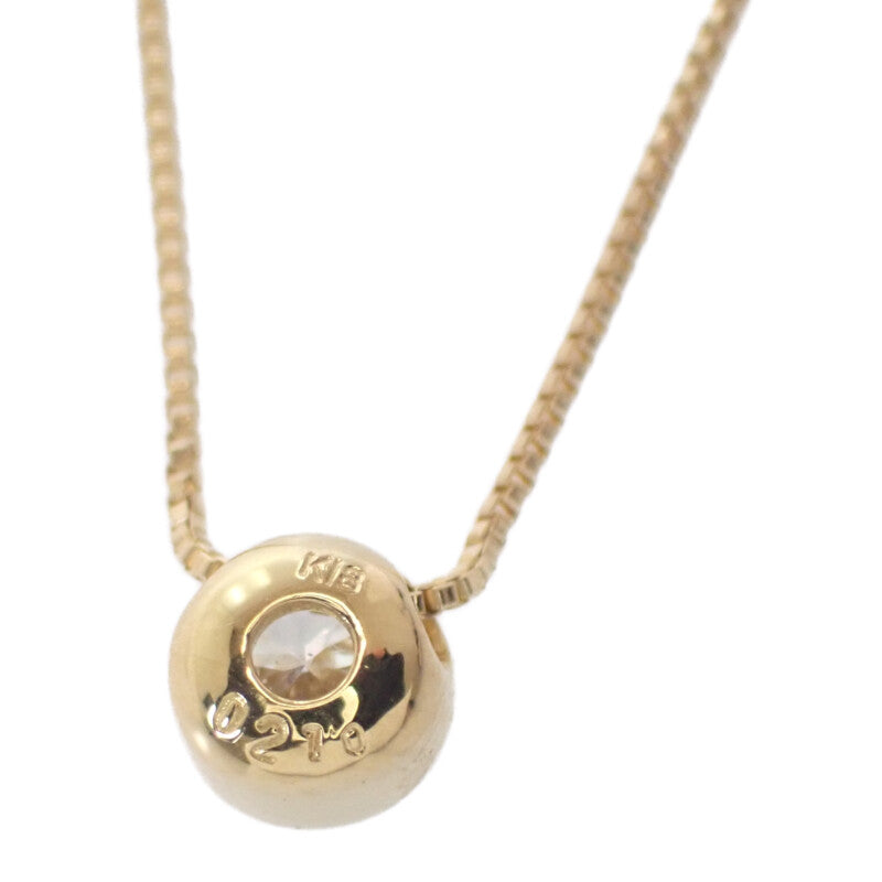 PePe ペペ K18YG ネックレス K18イエローゴールド ダイヤモンド レディース【中古】【Aランク】