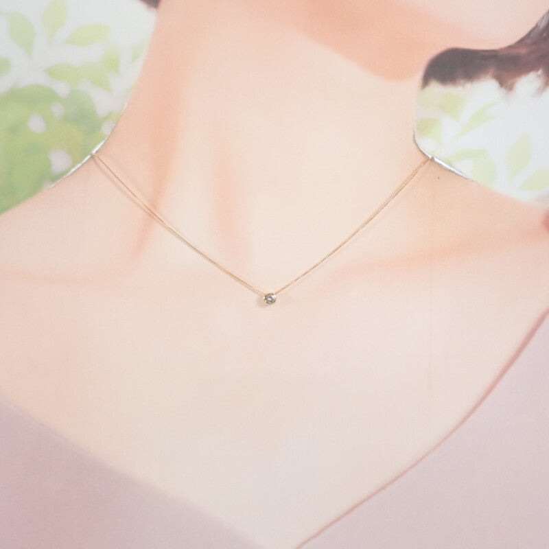 PePe ペペ K18YG ネックレス K18イエローゴールド ダイヤモンド レディース【中古】【Aランク】