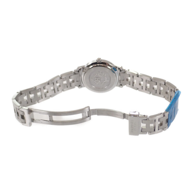 エルメス HERMES クリッパー CL4.210 腕時計 ステンレススチール クオーツ ホワイト文字盤 レディース【中古】【Aランク】