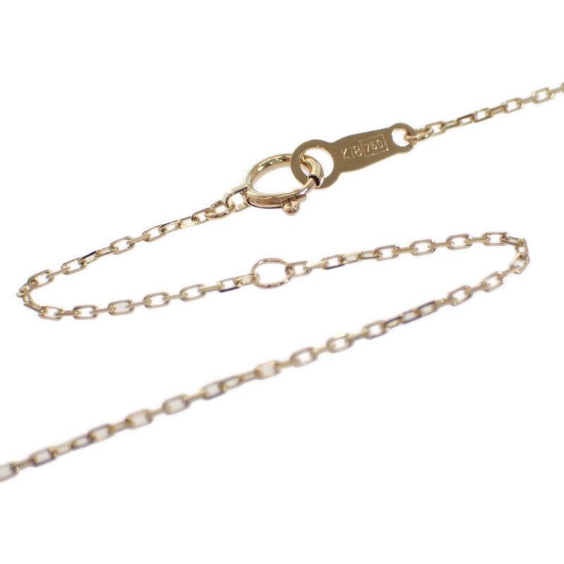 K18YG デザインジュエリー ネックレス K18イエローゴールド パール ダイヤモンド レディース【中古】【Aランク】