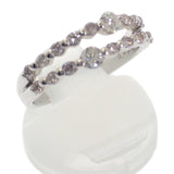 Pt900 デザイン ジュエリー 11号 リング Pt900プラチナ ダイヤモンド レディース【中古】【Aランク】