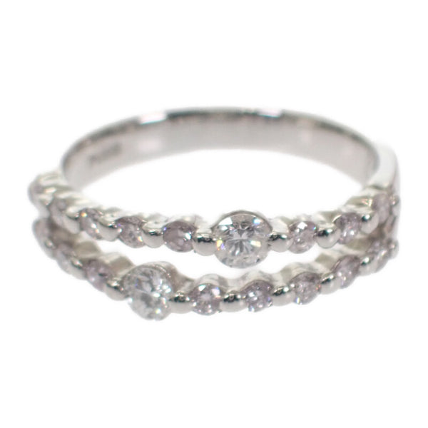 Pt900 デザイン ジュエリー 11号 リング Pt900プラチナ ダイヤモンド レディース【中古】【Aランク】