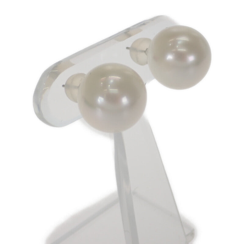 デザインジュエリー スタッド ピアス パール K18ホワイトゴールド レディース【中古】【ABランク】