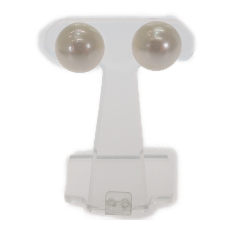 デザインジュエリー スタッド ピアス パール K18ホワイトゴールド レディース【中古】【ABランク】