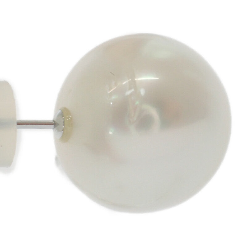 デザインジュエリー スタッド ピアス パール K18ホワイトゴールド レディース【中古】【ABランク】