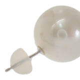 デザインジュエリー スタッド ピアス パール K18ホワイトゴールド レディース【中古】【ABランク】