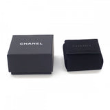 【ABランク】シャネル CHANEL ココマーク カデナ 14K A88942 ピアス メタル シルバー レディース【ISEYA】