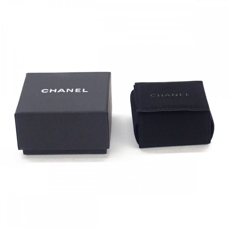 【ABランク】シャネル CHANEL ココマーク カデナ 14K A88942 ピアス メタル シルバー レディース【ISEYA】