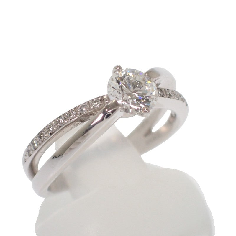 Designer Jewelry Ring, size 9, Pt900 Platinum Diamond for Women