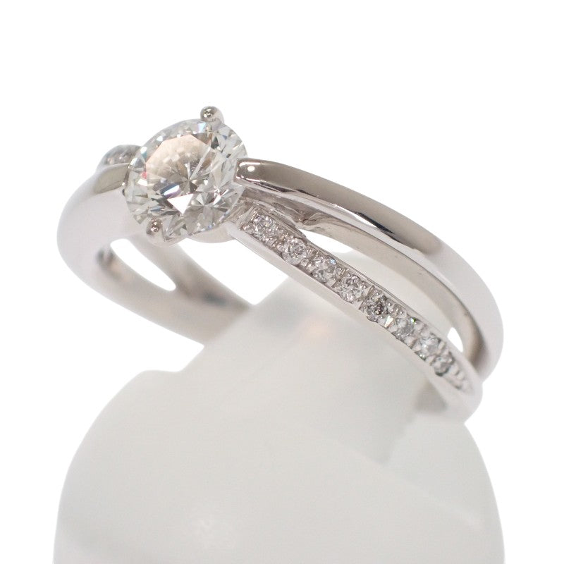 Designer Jewelry Ring, size 9, Pt900 Platinum Diamond for Women