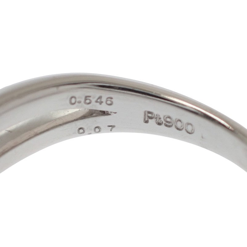 Designer Jewelry Ring, size 9, Pt900 Platinum Diamond for Women