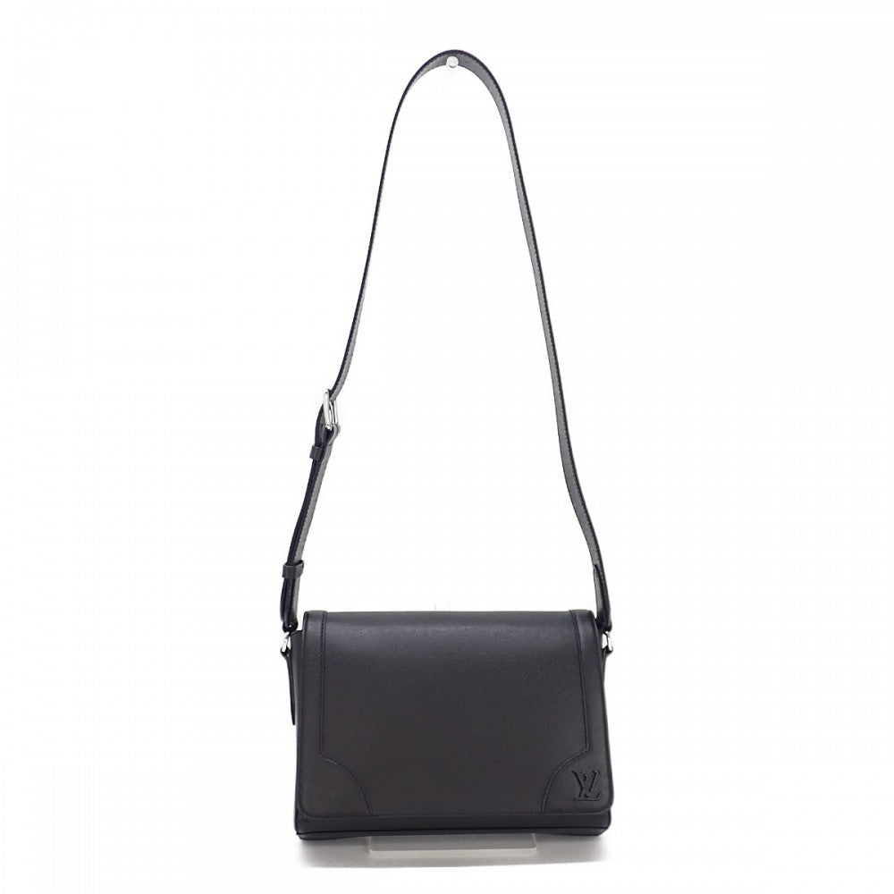 超極美品 ルイヴィトン ニューフラップ ショルダーバッグ タイガ ブラック 黒 LOUIS VUITTON（ルイ・ヴィトン） タイガ ニューフラップ