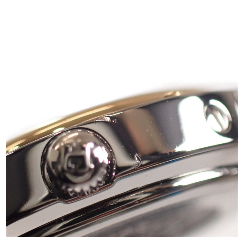 エルメス HERMES クリッパー CL4.220 腕時計 ステンレススチール GP クオーツ アイボリー文字盤 レディース【中古】【Aランク】