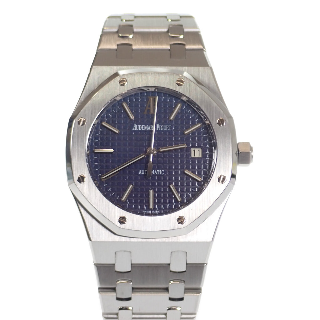 オーデマ・ピゲ AUDEMARS PIGUET ロイヤルオーク 15300ST.OO.1220ST.02 腕時計 ステンレススチール 自動巻き ブルー文字盤 メンズ【中古】【Aランク】433637