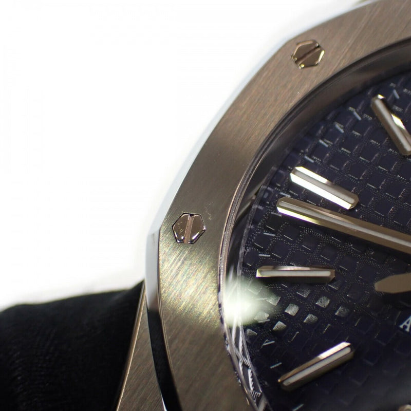 オーデマ・ピゲ AUDEMARS PIGUET ロイヤルオーク 15300ST.OO.1220ST.02 腕時計 ステンレススチール 自動巻き ブルー文字盤 メンズ【中古】【Aランク】