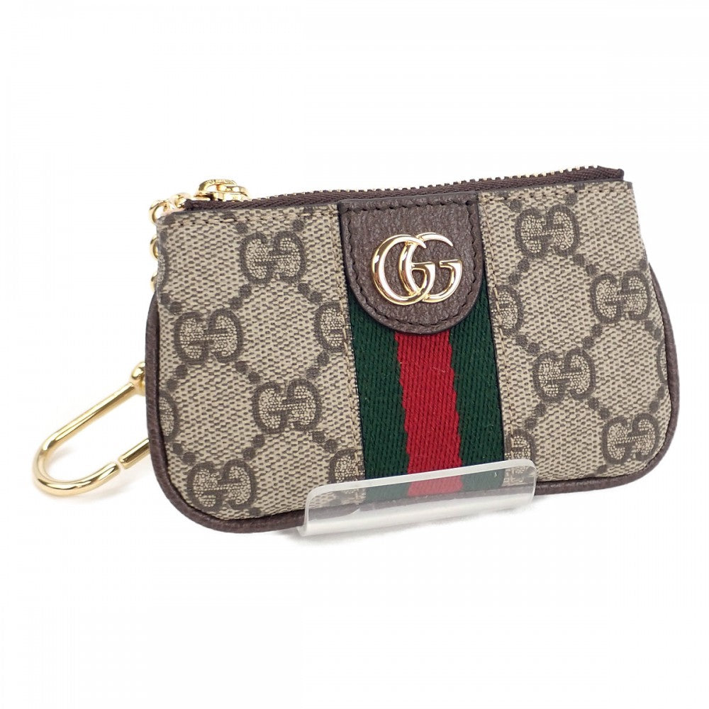 【中古】グッチ GUCCI オフィディア 671722_96IWG_8745 キーケース GGスプリームキャンバス ベージュ メンズ レディース【Aランク】