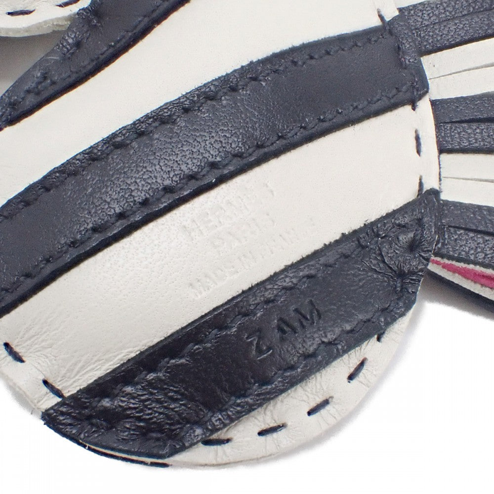 エルメス HERMES ジージーサバンナ バッグチャーム アニョーミロ クレ ブラック ローズメキシコ レディース【中古】【Sランク】