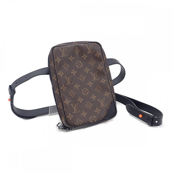 【Aランク】ルイヴィトン LOUIS VUITTON ユーティリティサイドバッグ ヴァージルアブロー M44428 モノグラム ボディバッグ ブラウン メンズ レディース【ISEYA】