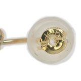 【中古】 K18YG デザインジュエリー スワロフスキージルコニア ピアス K18イエローゴールド キュービック・ジルコニア レディース【Aランク】