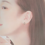 【中古】 K18YG デザインジュエリー スワロフスキージルコニア ピアス K18イエローゴールド キュービック・ジルコニア レディース【Aランク】