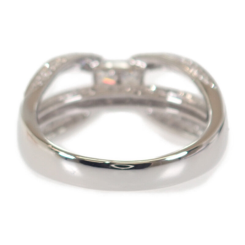 【中古】 Pt900 デザイン ジュエリー リング Pt900プラチナ 10号 ダイヤモンド レディース【Aランク】