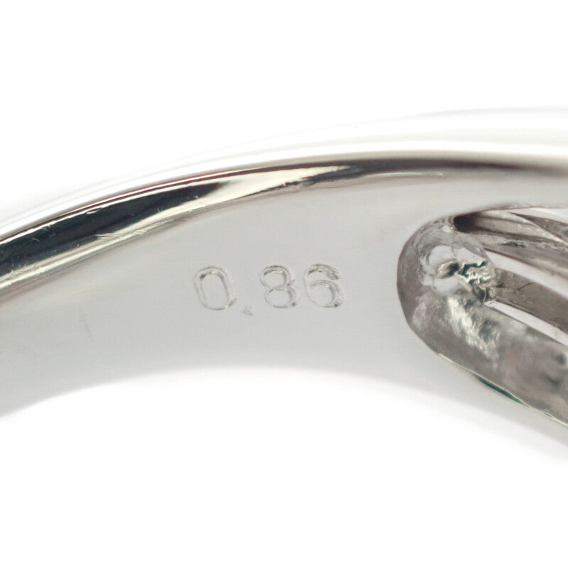 Pt900 デザイン ジュエリー 10号 リング Pt900プラチナ ダイヤモンド レディース【中古】【Aランク】