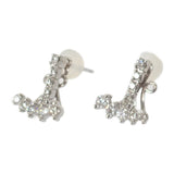 K18WG K14WG デザインジュエリー 2way セパレート ピアス K18ホワイトゴールド K14 ダイヤモンド ダイヤモンド レディース【中古】【Aランク】