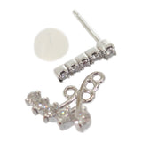 K18WG K14WG デザインジュエリー 2way セパレート ピアス K18ホワイトゴールド K14 ダイヤモンド ダイヤモンド レディース【中古】【Aランク】