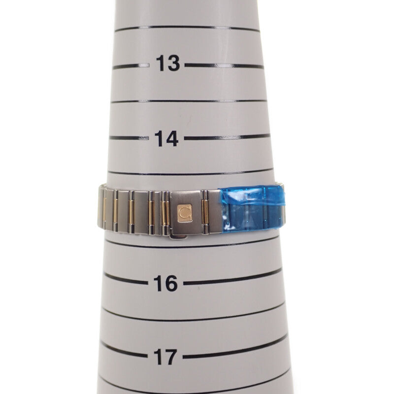 オメガ OMEGA コンステレーションミニ アイリス 1367.79 腕時計 ステンレススチール イエローゴールド クオーツ ホワイトシェル文字盤 レディース【中古】【ABランク】