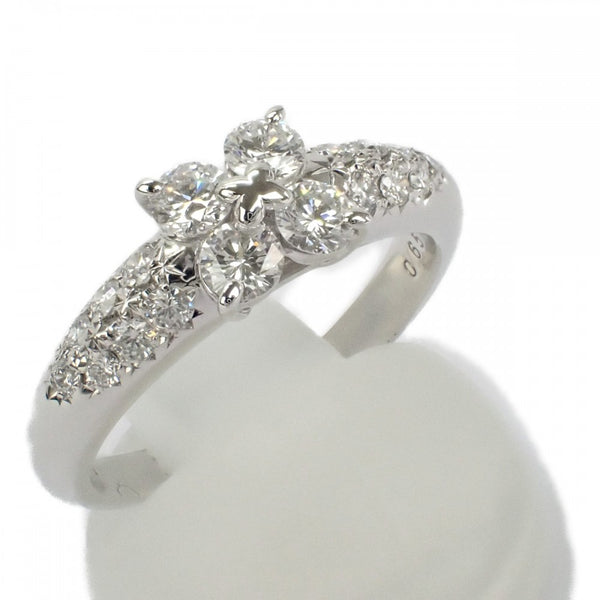 デザイン ジュエリー リング Pt900プラチナ 12.5号 ダイヤモンド レディース【中古】【Aランク】