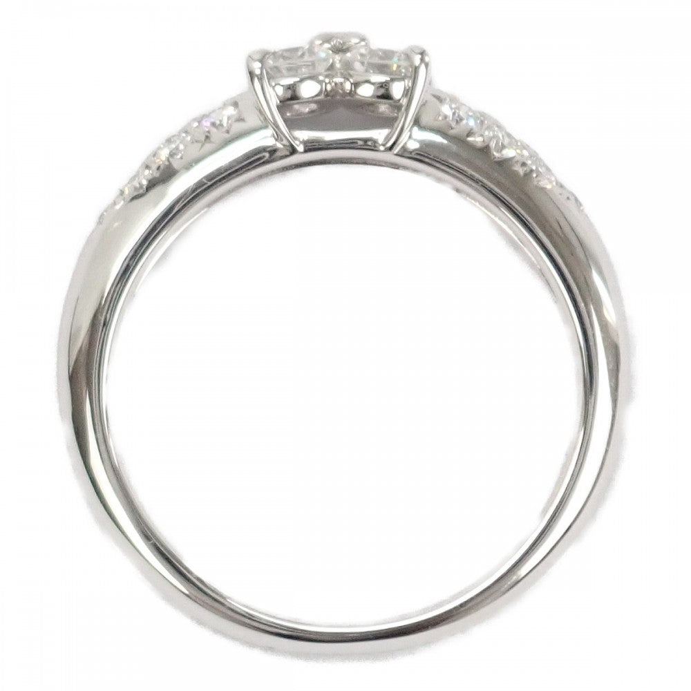 デザイン ジュエリー リング Pt900プラチナ 12.5号 ダイヤモンド レディース【中古】【Aランク】