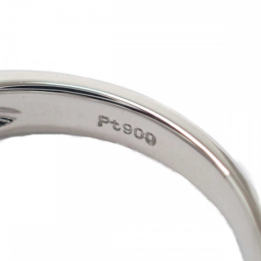 デザイン ジュエリー リング Pt900プラチナ 12.5号 ダイヤモンド レディース【中古】【Aランク】