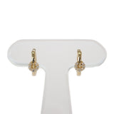 【中古】 K18 D デザインジュエリー　 ピアス K18イエローゴールド ダイヤモンド レディース【Aランク】