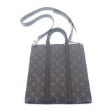 【Aランク】ルイヴィトン LOUIS VUITTON サックプラ・クロス M46098 2WAYバッグ ハンドバッグ モノグラム・エクリプス ブラック ファスナー メンズ 【ISEYA】