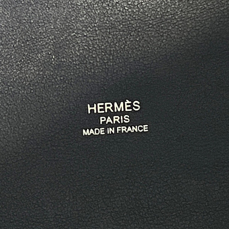 【Aランク】エルメス HERMES H・アン・ビエPM アッシュアンビエ 2WAYバッグ ショルダーバッグ レザー キャンバス ブルーフランス ノワール ブルーサフィール Z刻印 レディース【ISEYA】