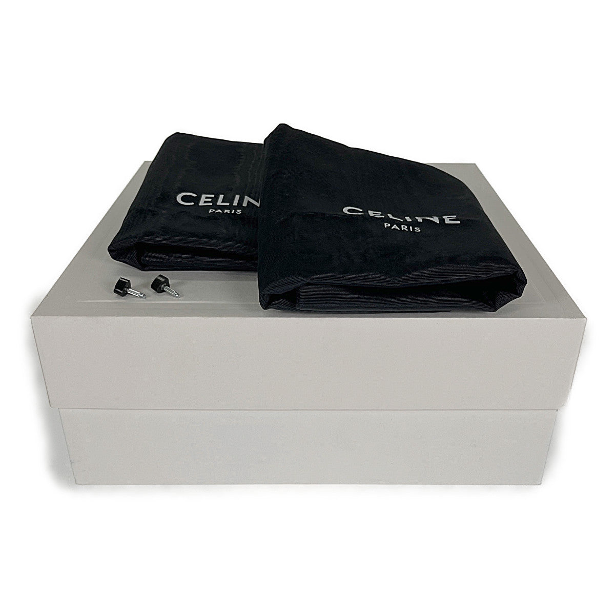 セリーヌ CELINE トライアングルヒールチェルシー ショート シューズ 38 ブーツ レザー ブラック レディース【中古】【SAランク】