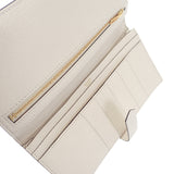 エルメス HERMES ベアンスフレ 長財布 シェブルミゾル アイボリー ホワイト ナタ ゴールド金具 レディース メンズ【中古】【SAランク】