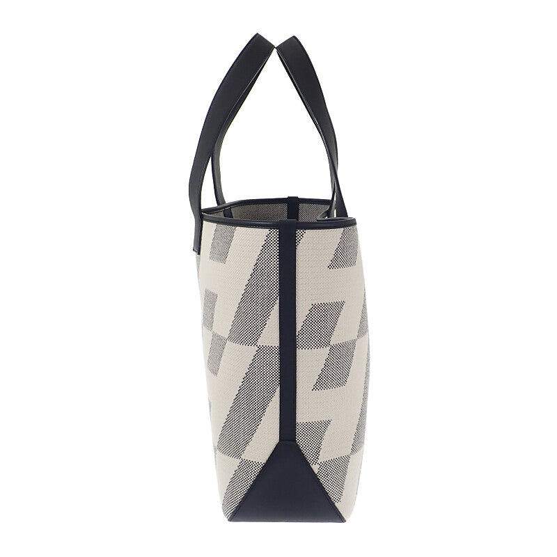 エルメス HERMES H アン ビエ GM トートバッグ トワルアッシュ レザー